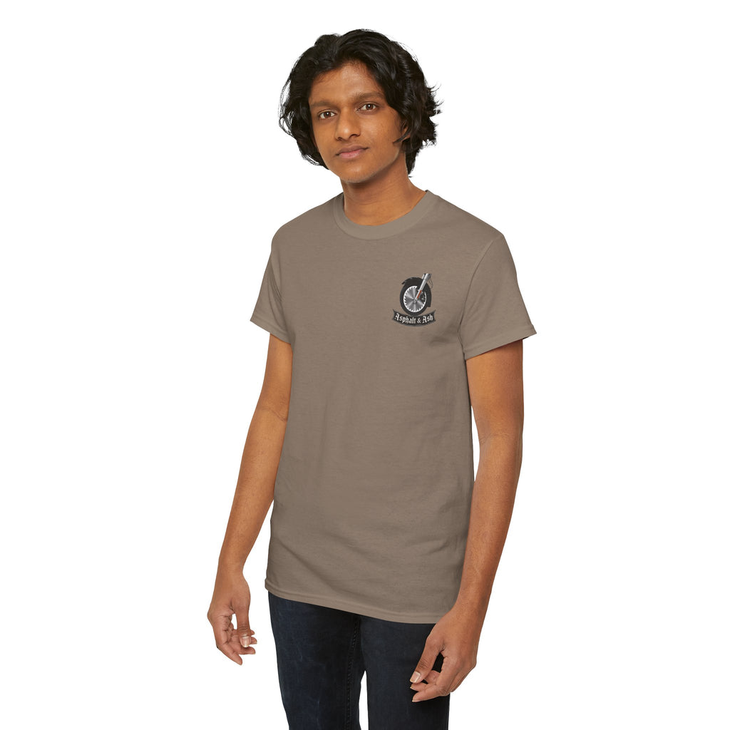 T-Shirt — "What a Ride" Motorcycle Life Journey Graphic Tee