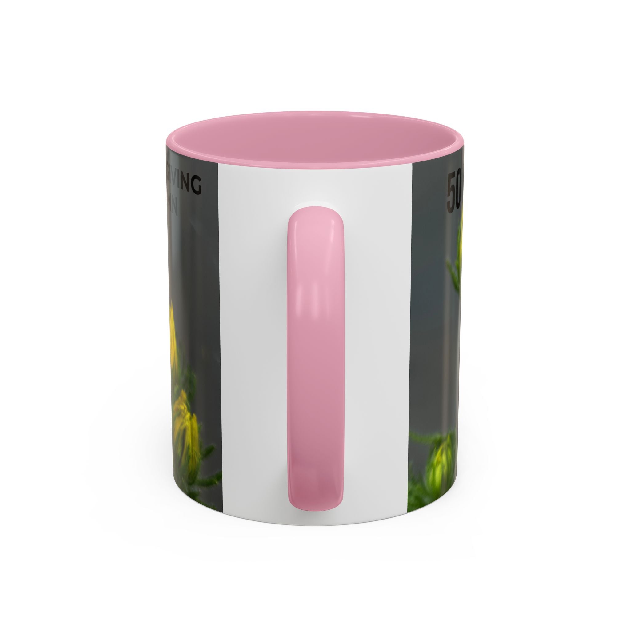 Black-Eyed Susan 'Not Giving a Damn' Mug — Colorful Floral Coffee Cup (11oz & 15oz)