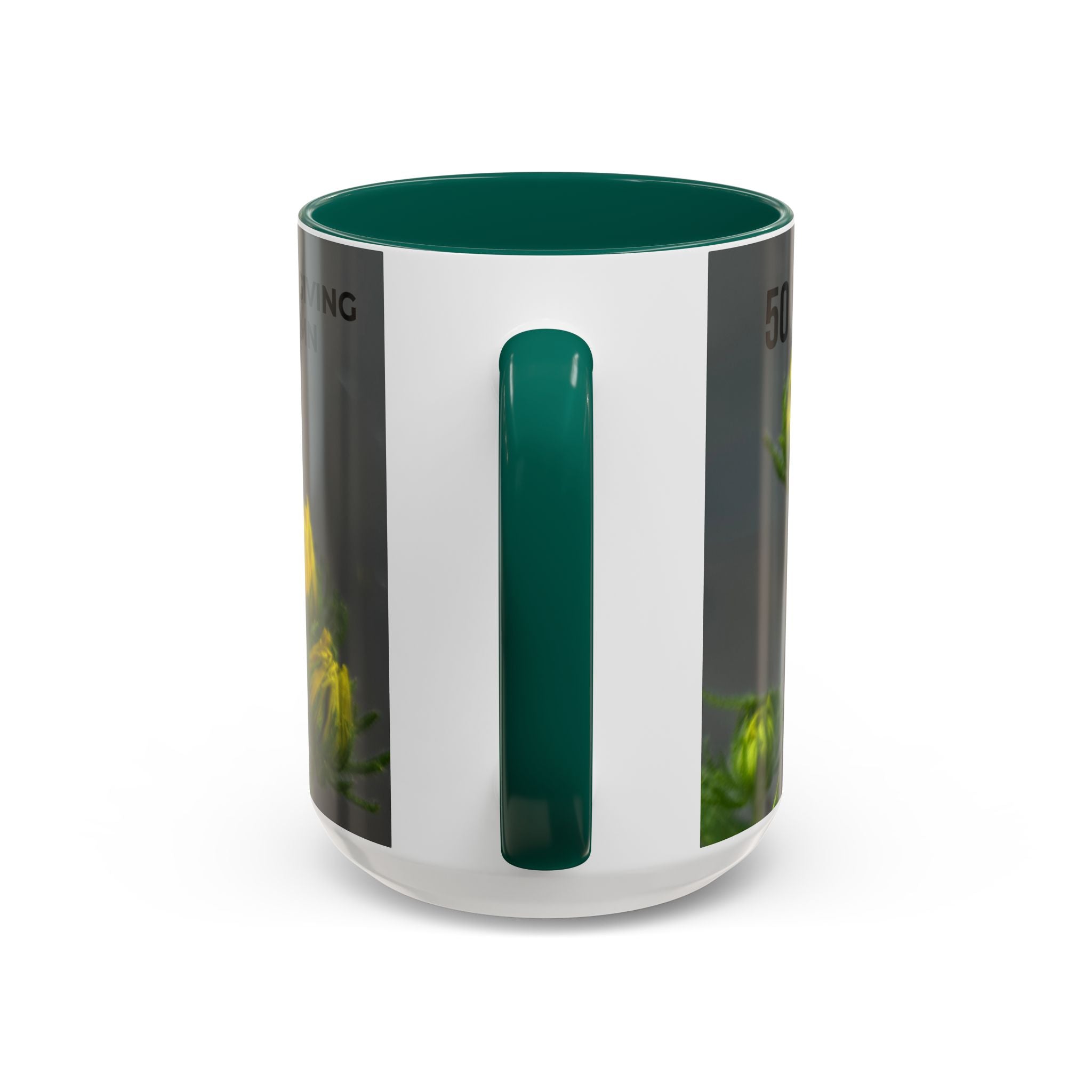 Black-Eyed Susan 'Not Giving a Damn' Mug — Colorful Floral Coffee Cup (11oz & 15oz)