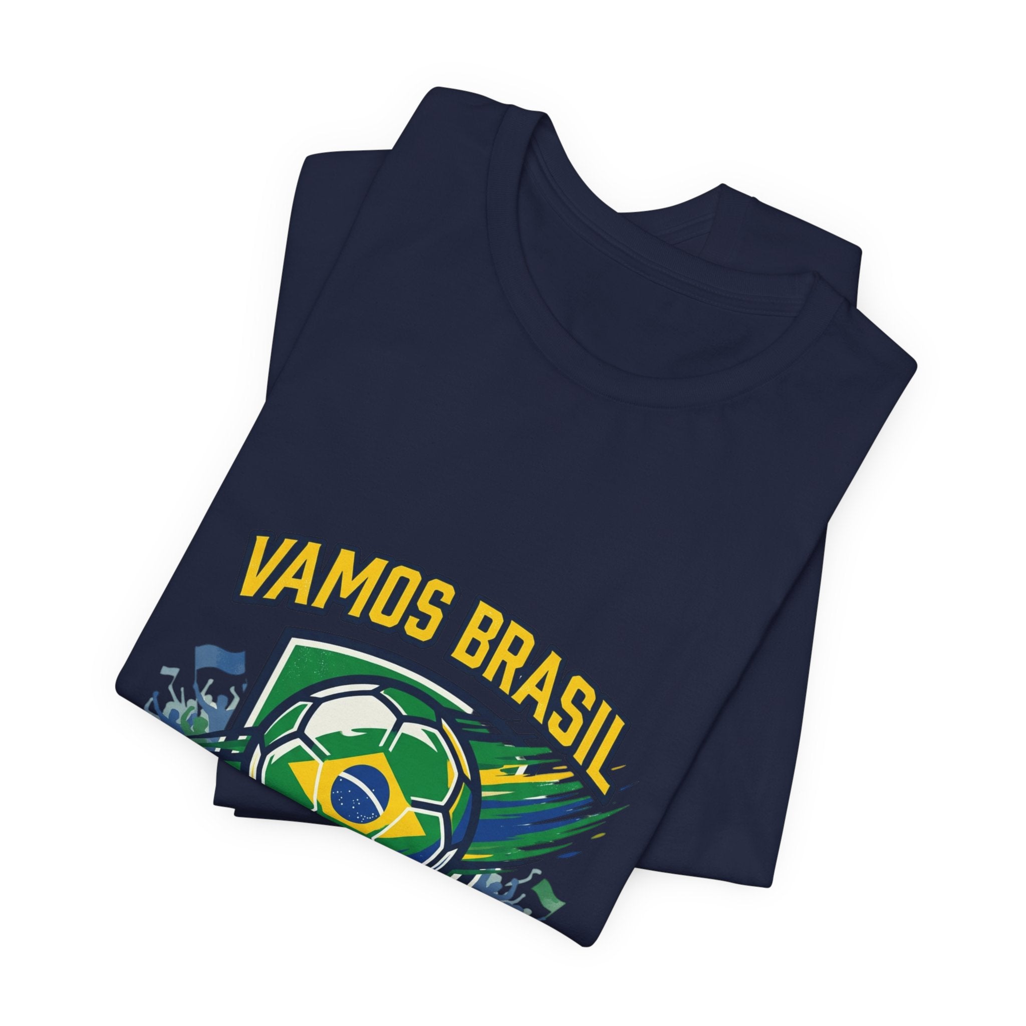 Vamos Brasil Soccer Tee | Brazil country pride, retro soccer championship