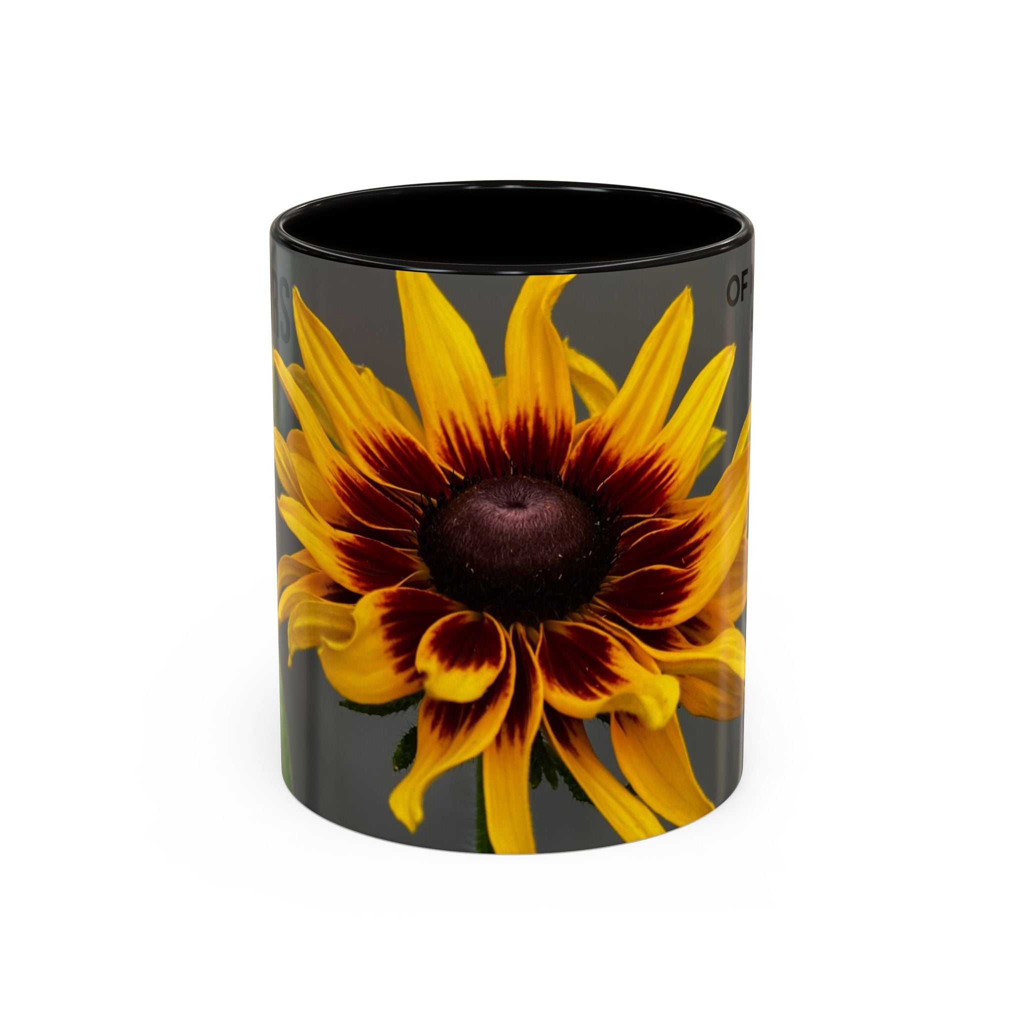 Black-Eyed Susan 'Not Giving a Damn' Mug — Colorful Floral Coffee Cup (11oz & 15oz)