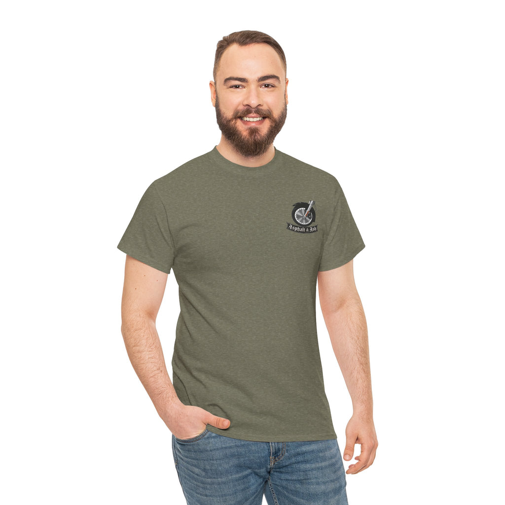 T-Shirt — "What a Ride" Motorcycle Life Journey Graphic Tee