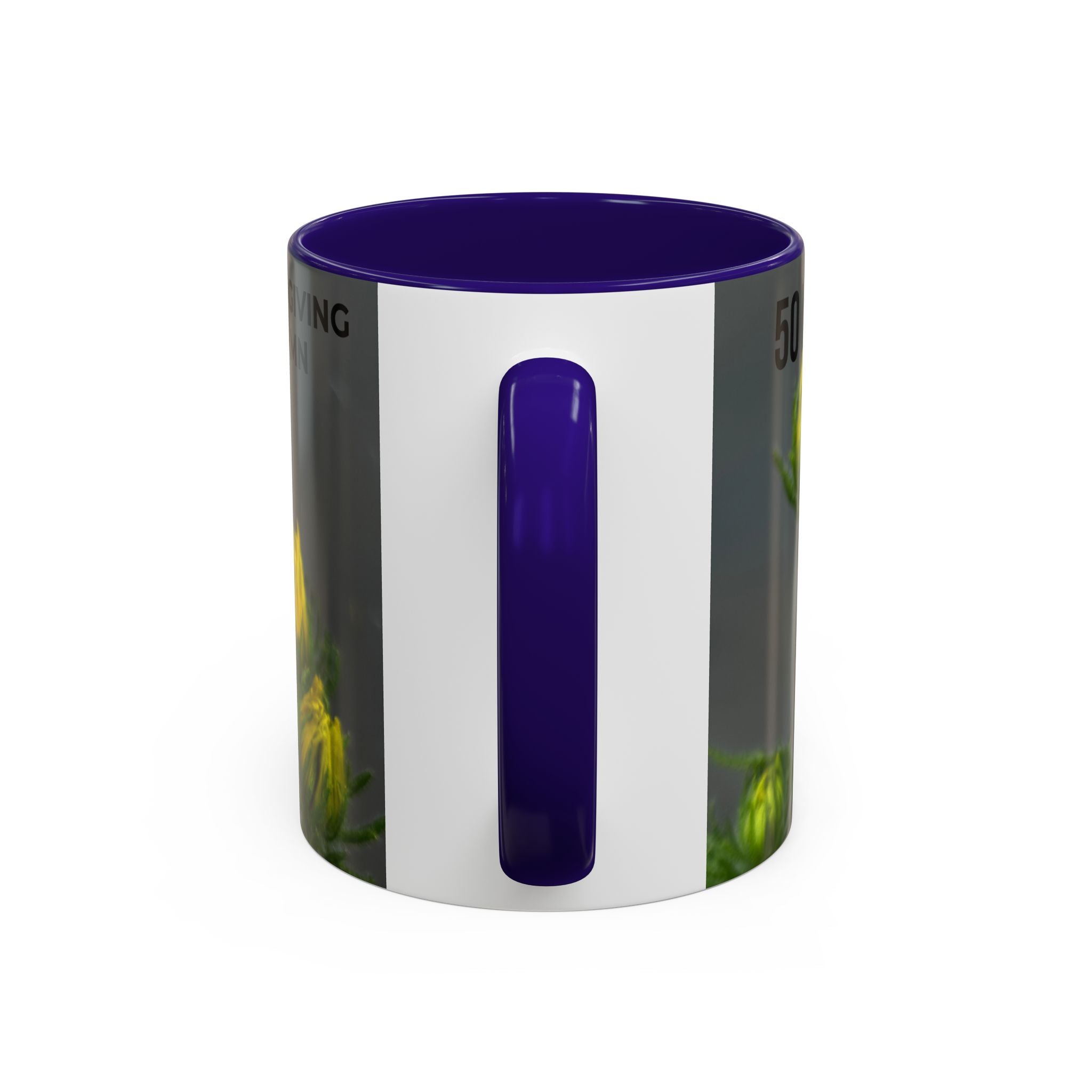 Black-Eyed Susan 'Not Giving a Damn' Mug — Colorful Floral Coffee Cup (11oz & 15oz)