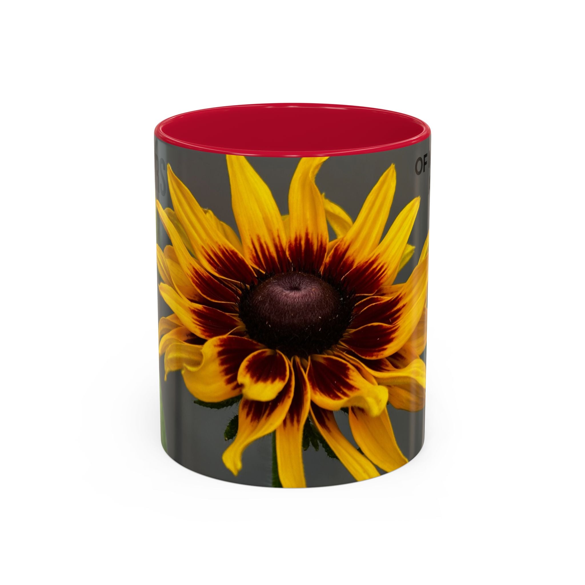 Black-Eyed Susan 'Not Giving a Damn' Mug — Colorful Floral Coffee Cup (11oz & 15oz)