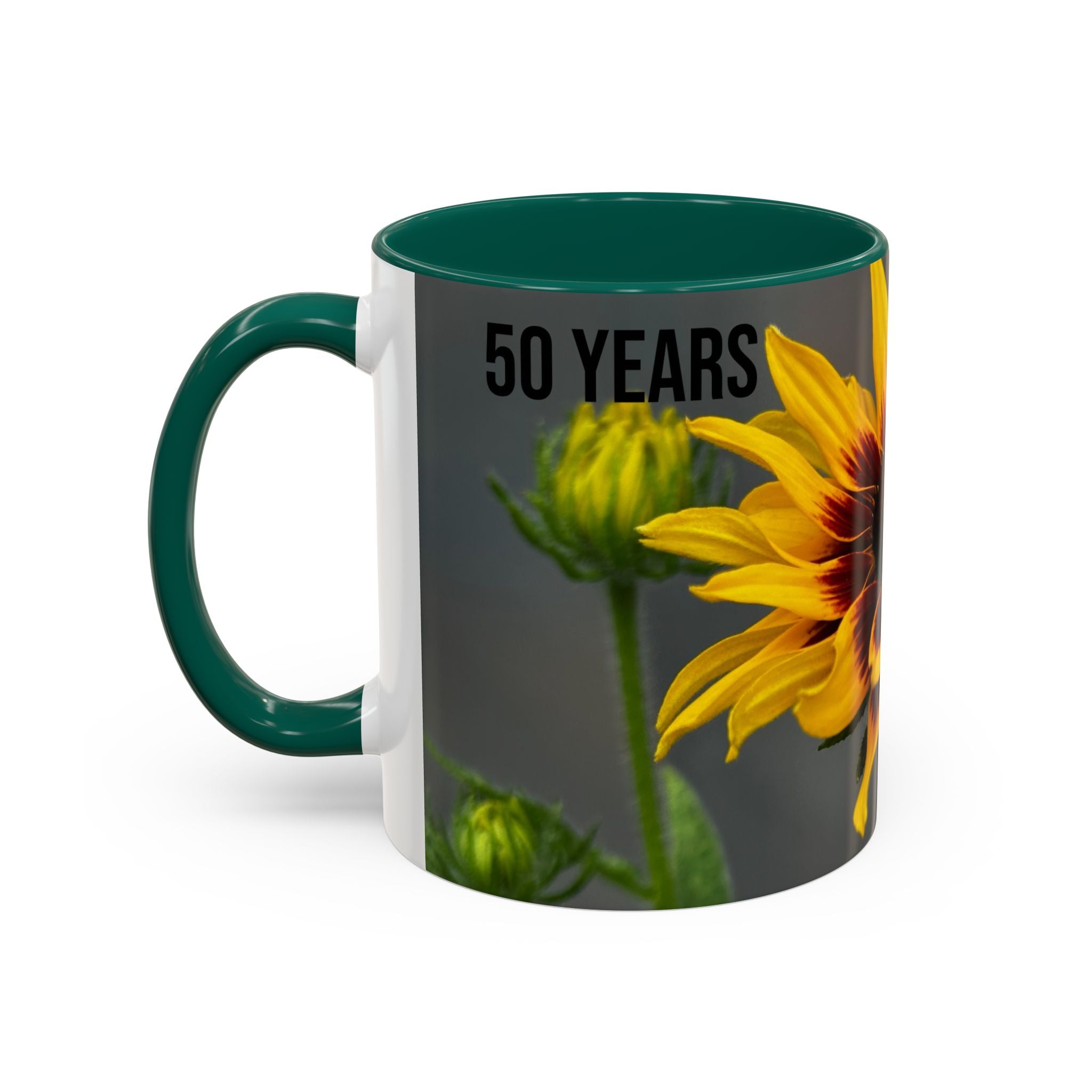 Black-Eyed Susan 'Not Giving a Damn' Mug — Colorful Floral Coffee Cup (11oz & 15oz)