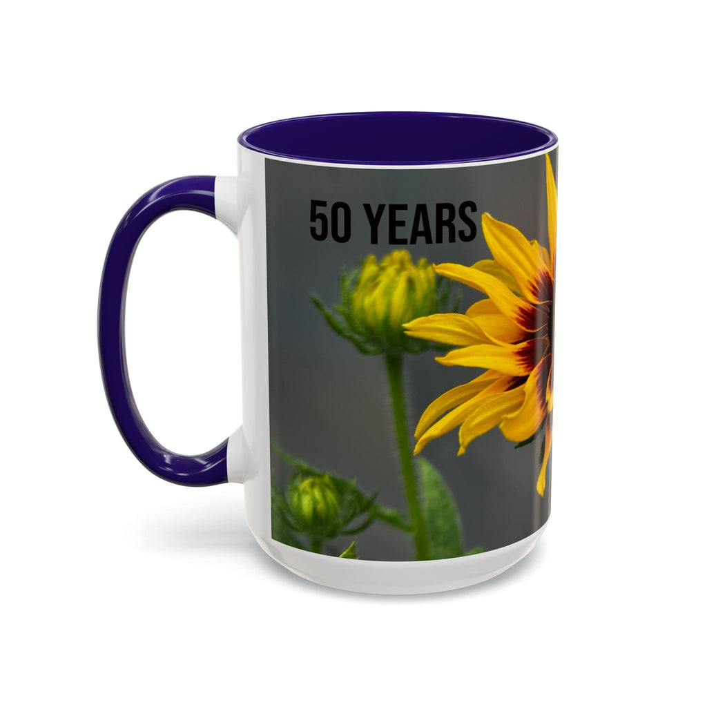 Black-Eyed Susan 'Not Giving a Damn' Mug — Colorful Floral Coffee Cup (11oz & 15oz)