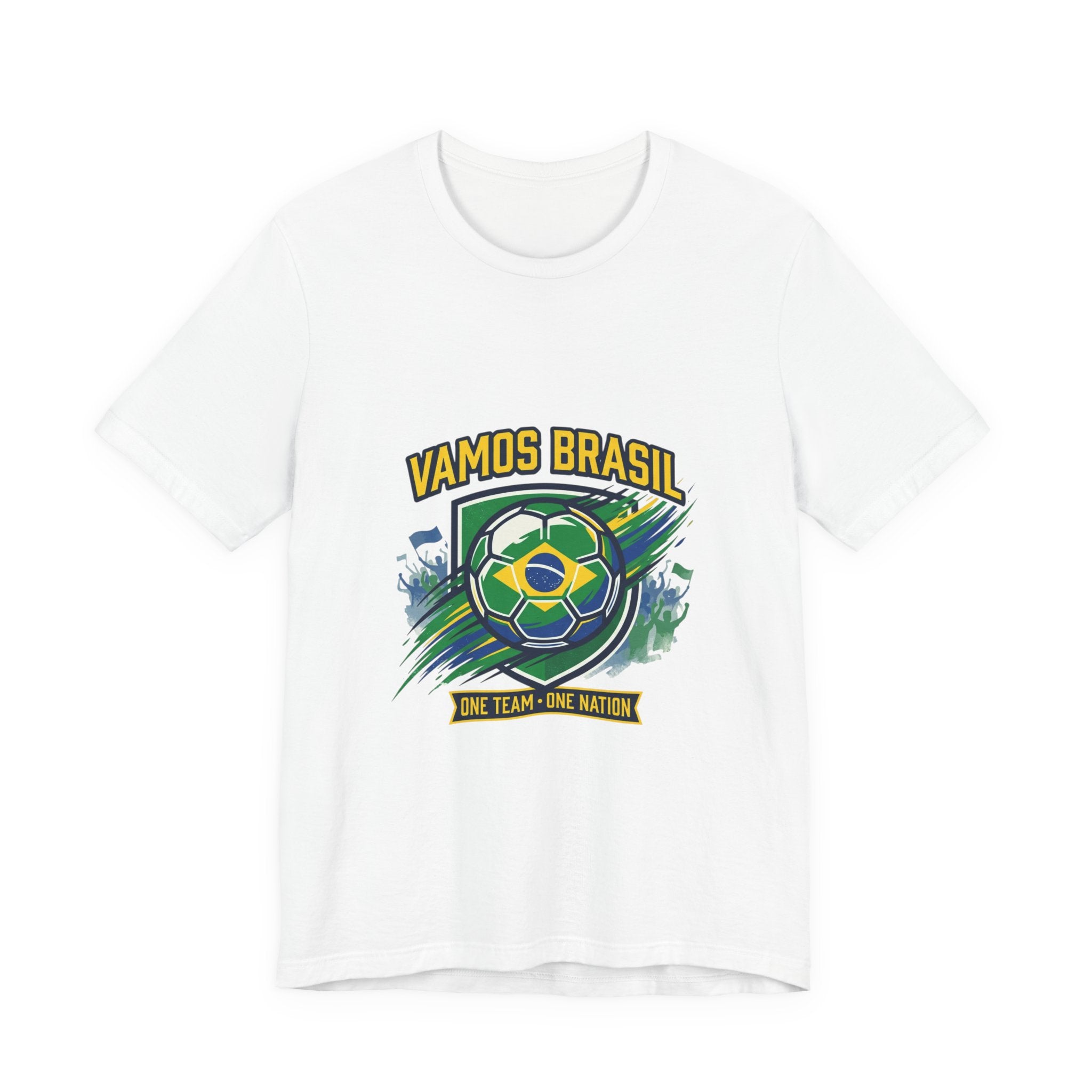 Vamos Brasil Soccer Tee | Brazil country pride, retro soccer championship