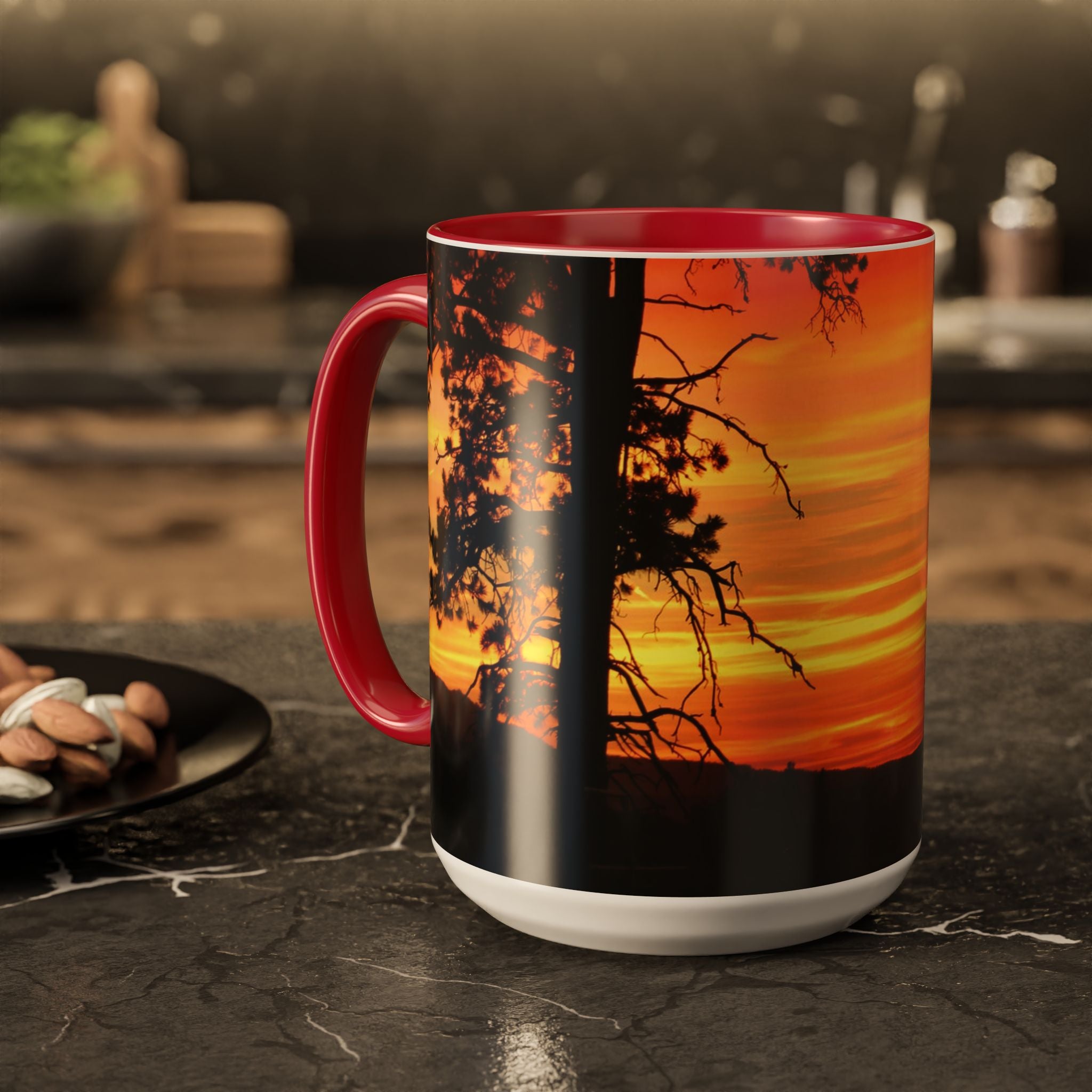 Progress Over Perfection Sunset Mug — Rural NE Oregon Motivational Coffee Cup (11oz/15oz)