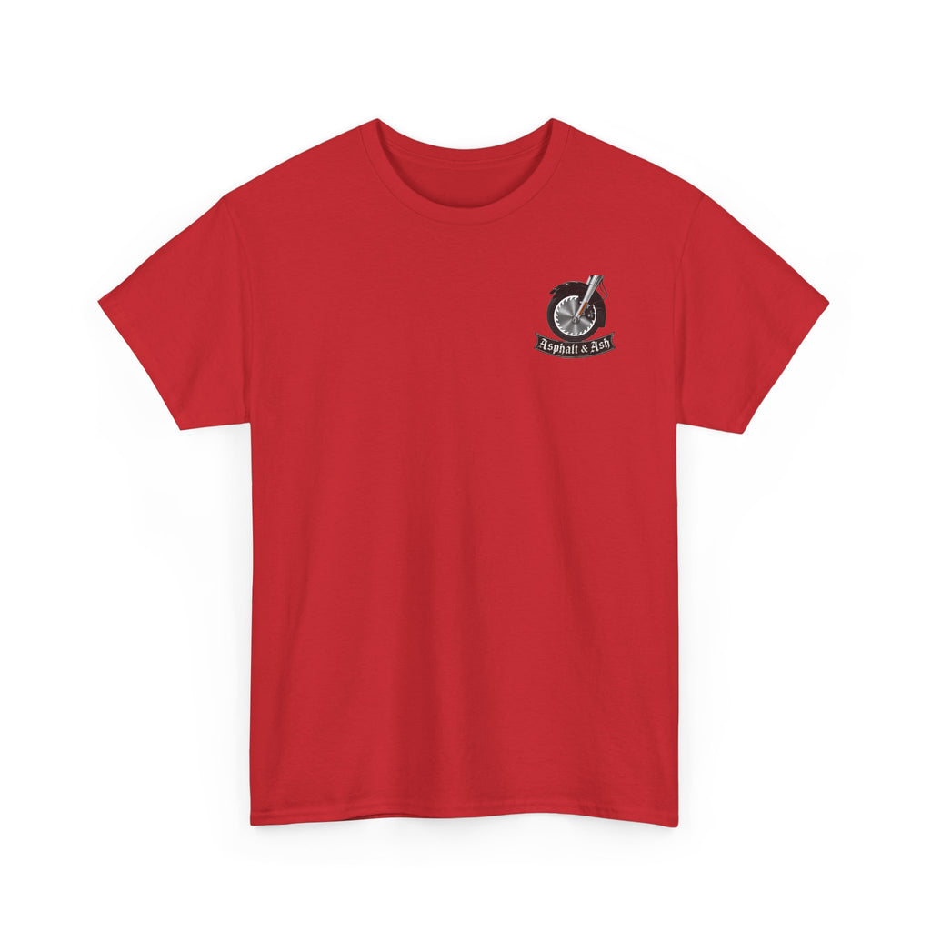 T-Shirt — "What a Ride" Motorcycle Life Journey Graphic Tee