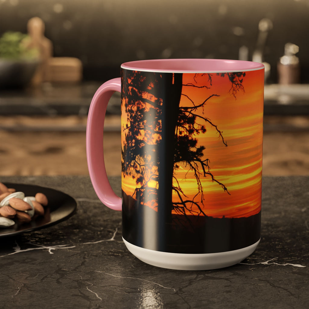 Progress Over Perfection Sunset Mug — Rural NE Oregon Motivational Coffee Cup (11oz/15oz)