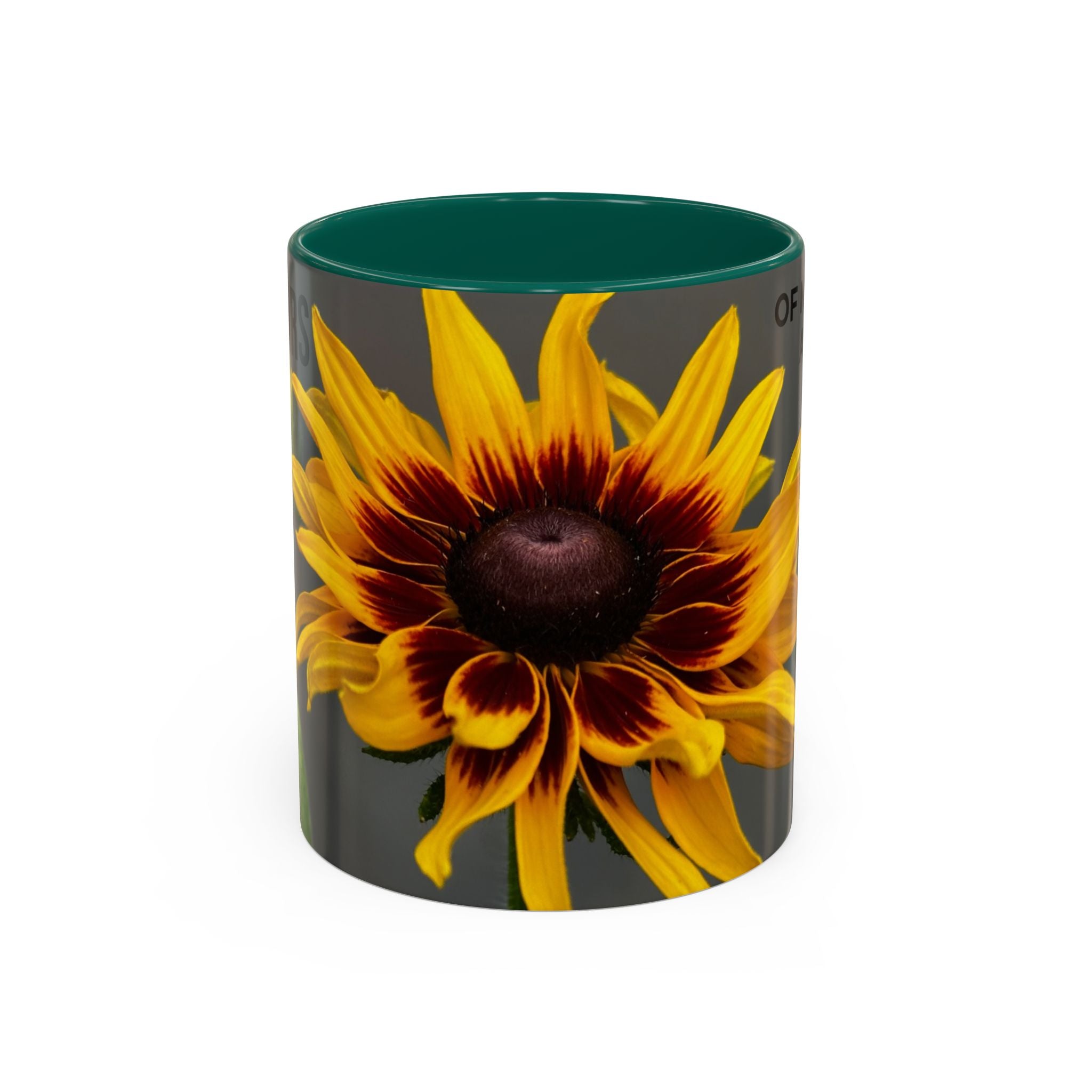 Black-Eyed Susan 'Not Giving a Damn' Mug — Colorful Floral Coffee Cup (11oz & 15oz)
