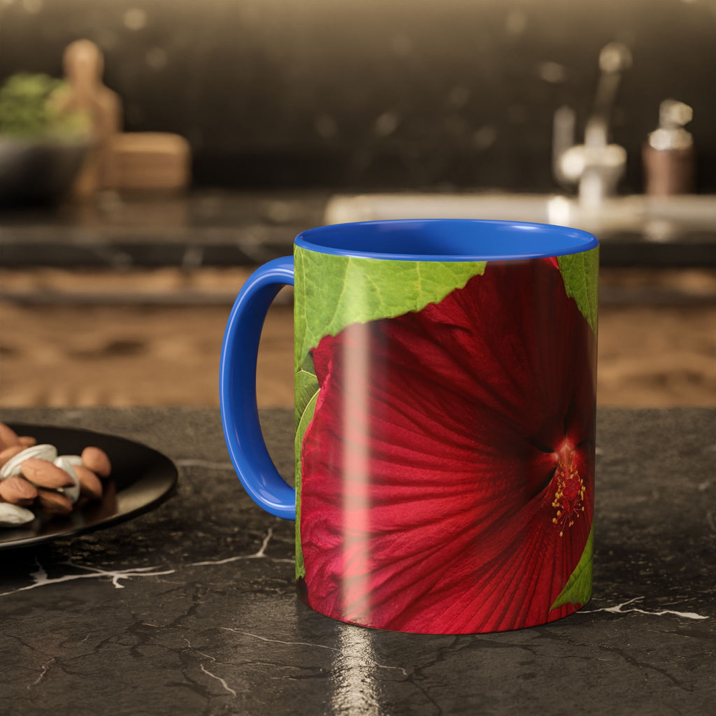 Less Hustle More Coffee Hibiscus Floral Mug (11oz & 15oz)
