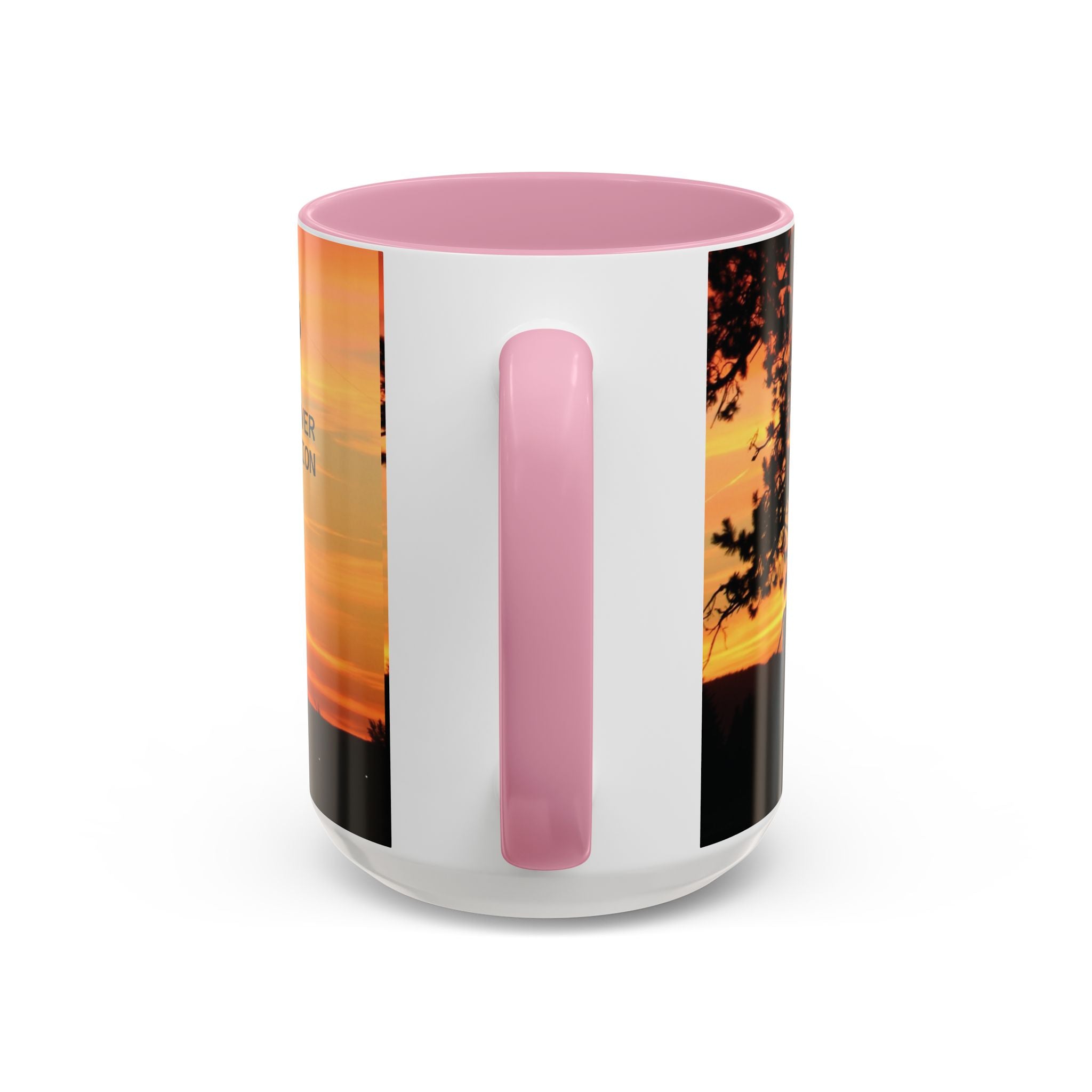 Progress Over Perfection Sunset Mug — Rural NE Oregon Motivational Coffee Cup (11oz/15oz)