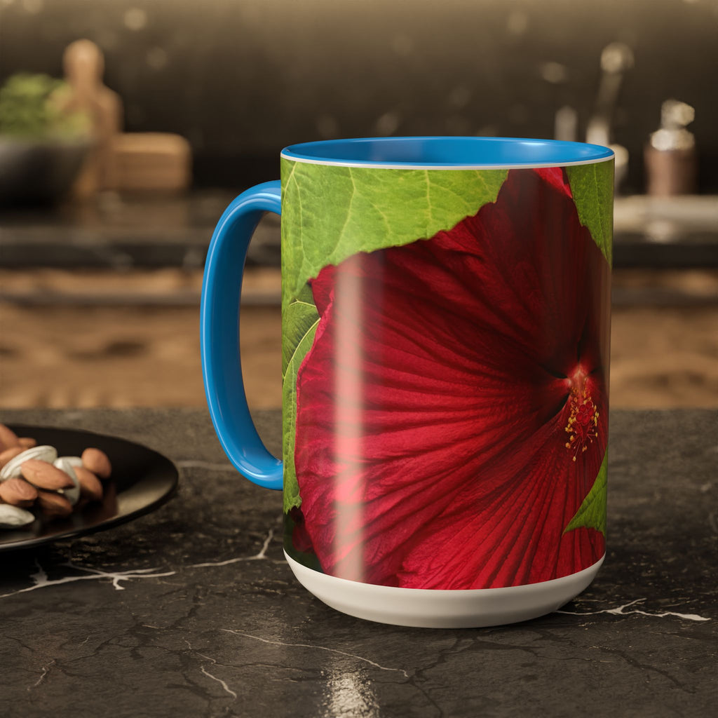 Less Hustle More Coffee Hibiscus Floral Mug (11oz & 15oz)