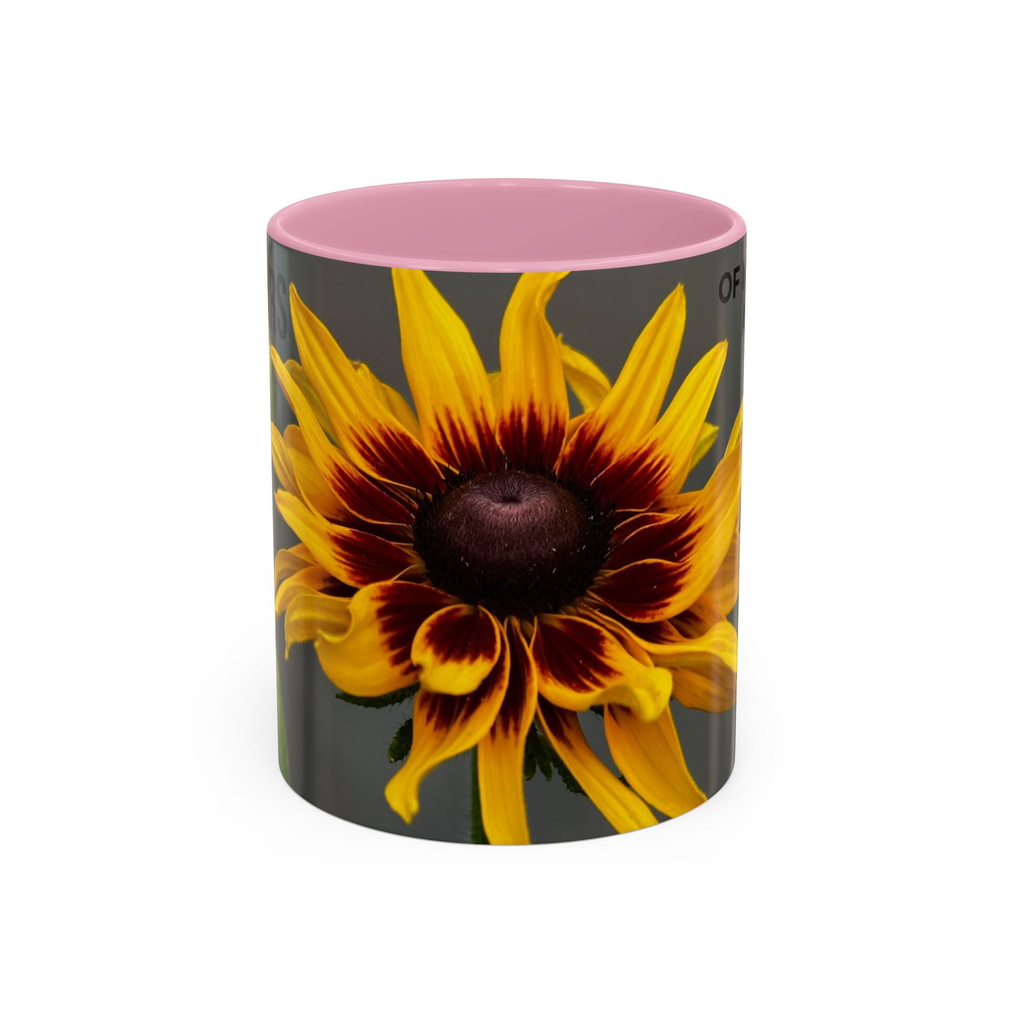Black-Eyed Susan 'Not Giving a Damn' Mug — Colorful Floral Coffee Cup (11oz & 15oz)