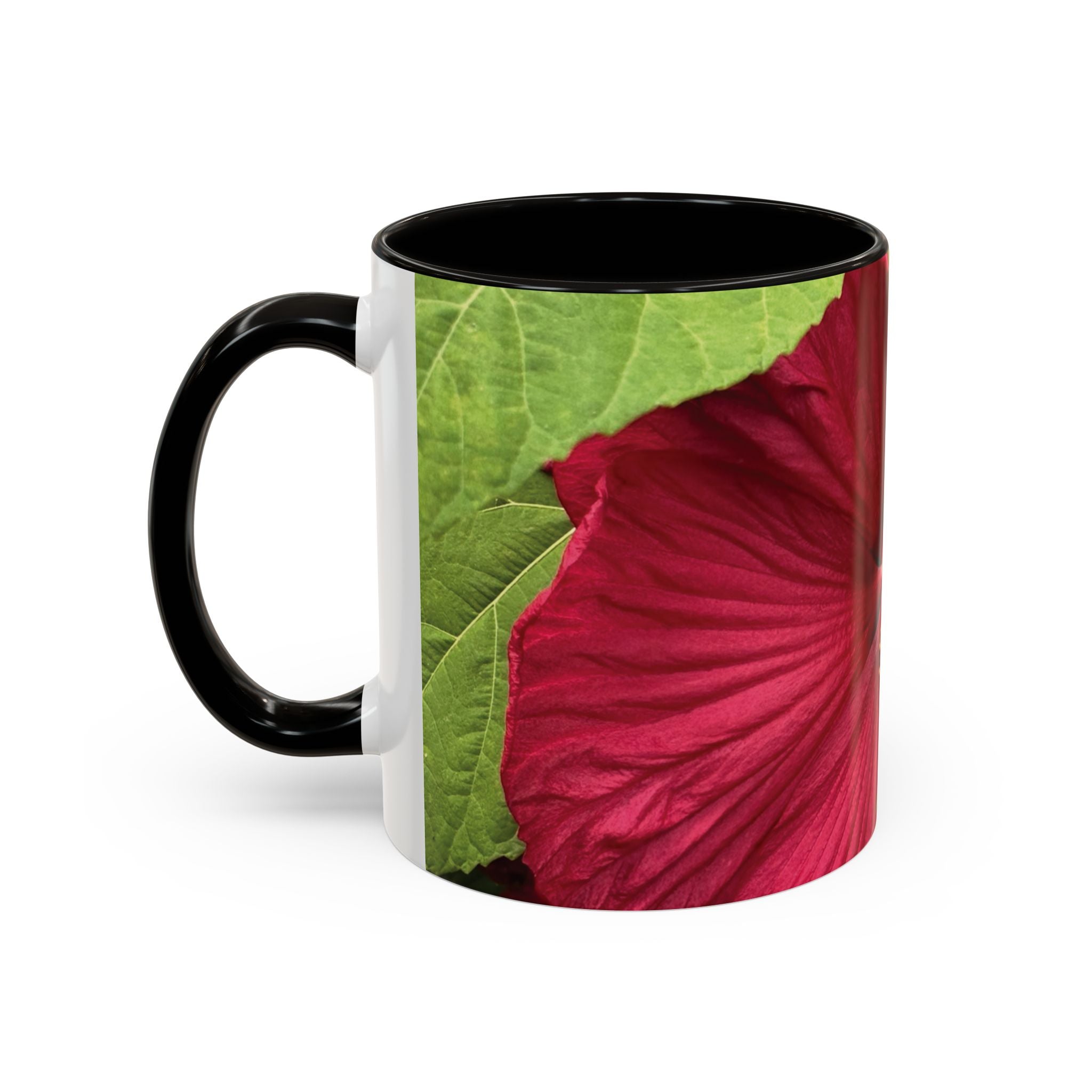 Less Hustle More Coffee Hibiscus Floral Mug (11oz & 15oz)