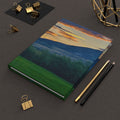 Sunset Mountain Hardcover Journal — Scenic Nature Notebook for Travel & Reflection