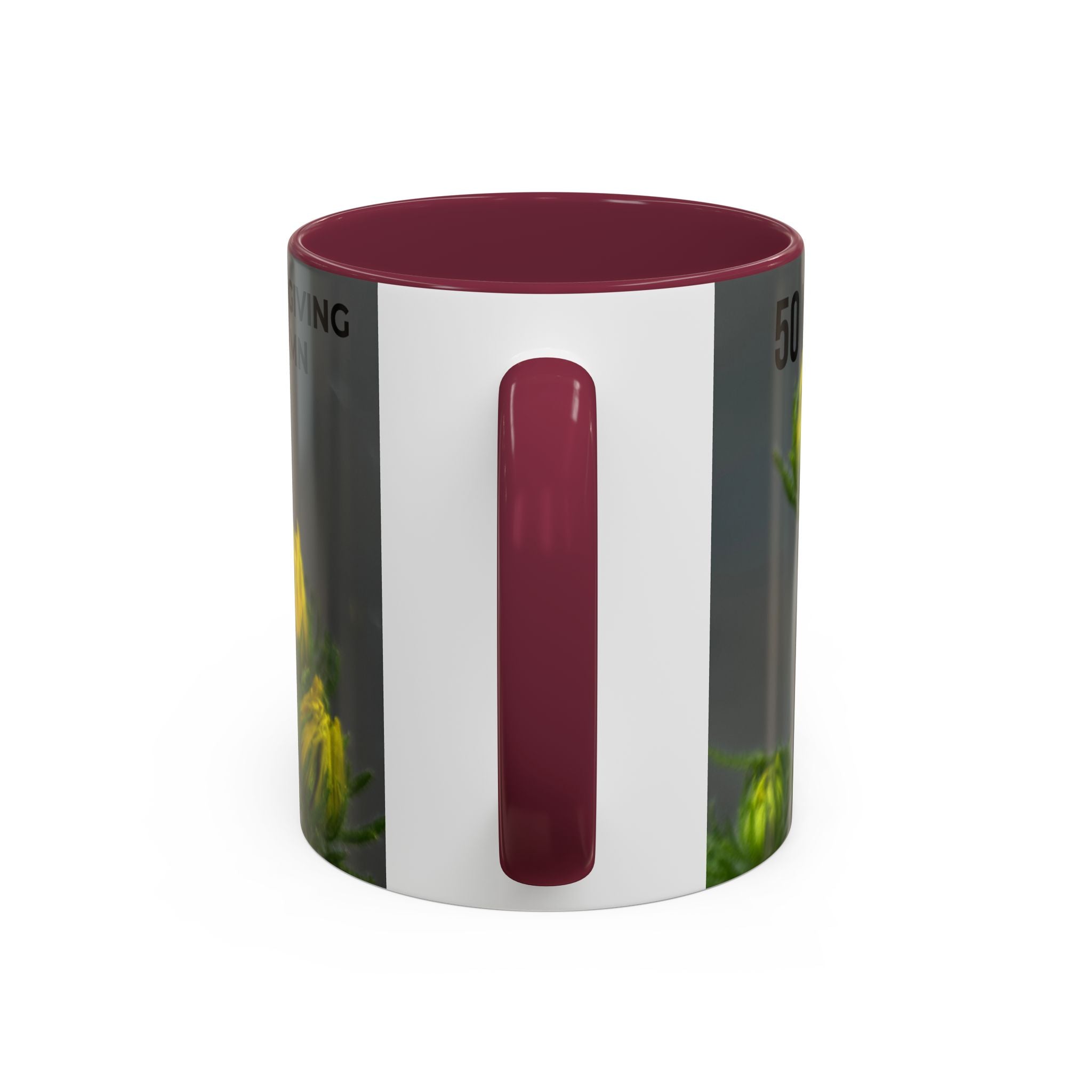 Black-Eyed Susan 'Not Giving a Damn' Mug — Colorful Floral Coffee Cup (11oz & 15oz)