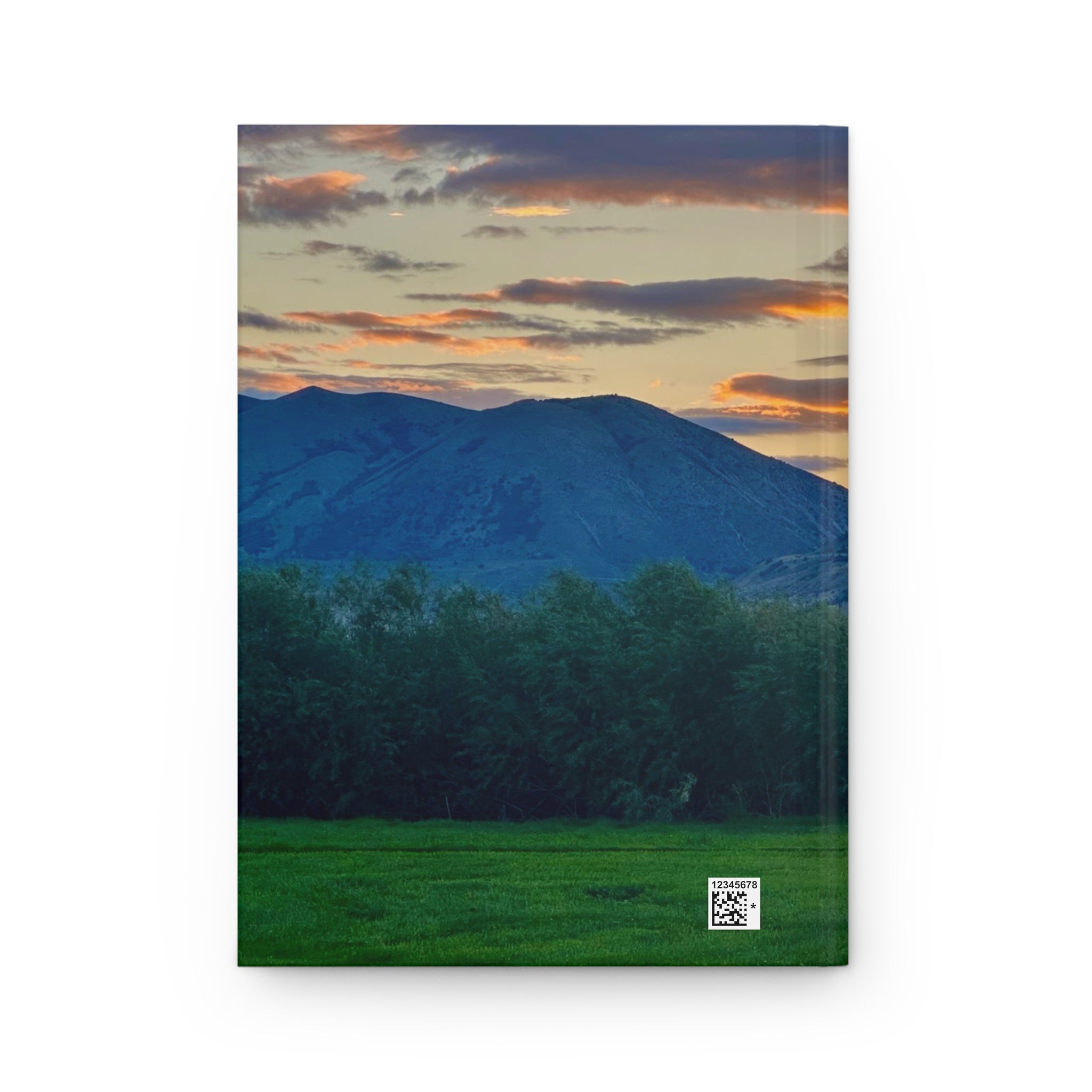 Sunset Mountain Hardcover Journal — Scenic Nature Notebook for Travel & Reflection
