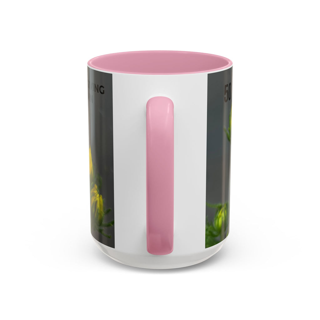 Black-Eyed Susan 'Not Giving a Damn' Mug — Colorful Floral Coffee Cup (11oz & 15oz)