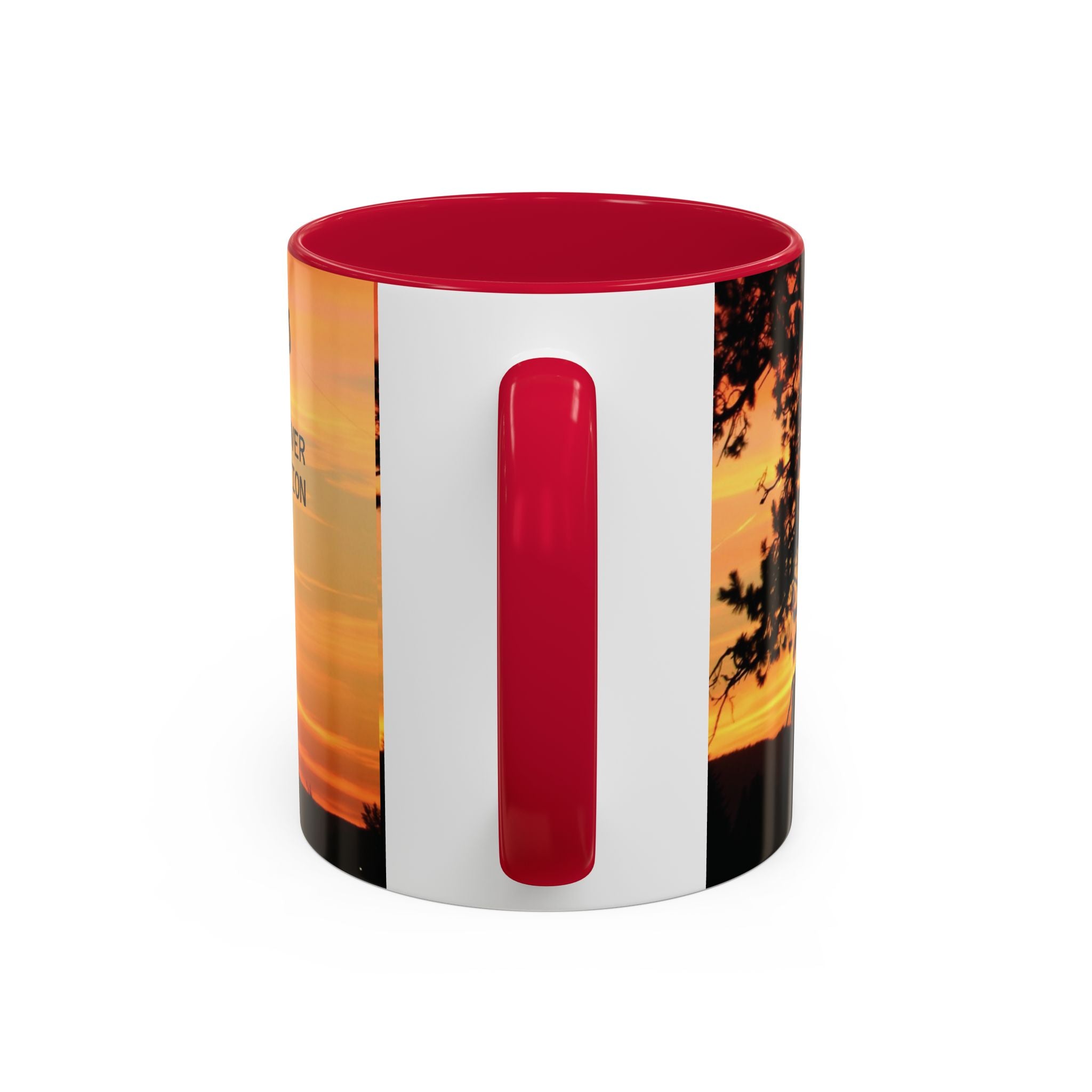 Progress Over Perfection Sunset Mug — Rural NE Oregon Motivational Coffee Cup (11oz/15oz)
