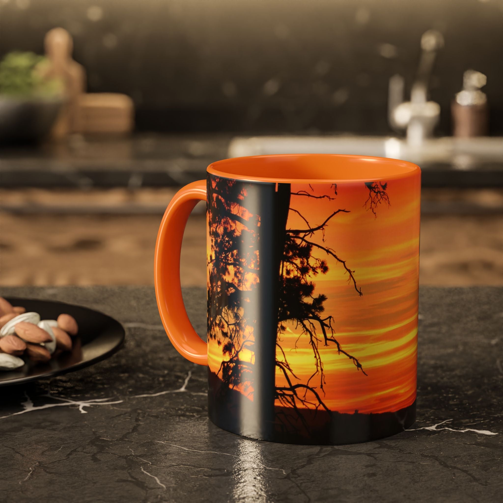 Progress Over Perfection Sunset Mug — Rural NE Oregon Motivational Coffee Cup (11oz/15oz)