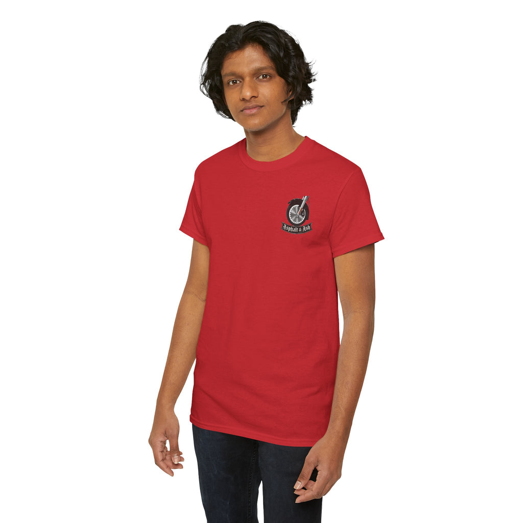 T-Shirt — "What a Ride" Motorcycle Life Journey Graphic Tee
