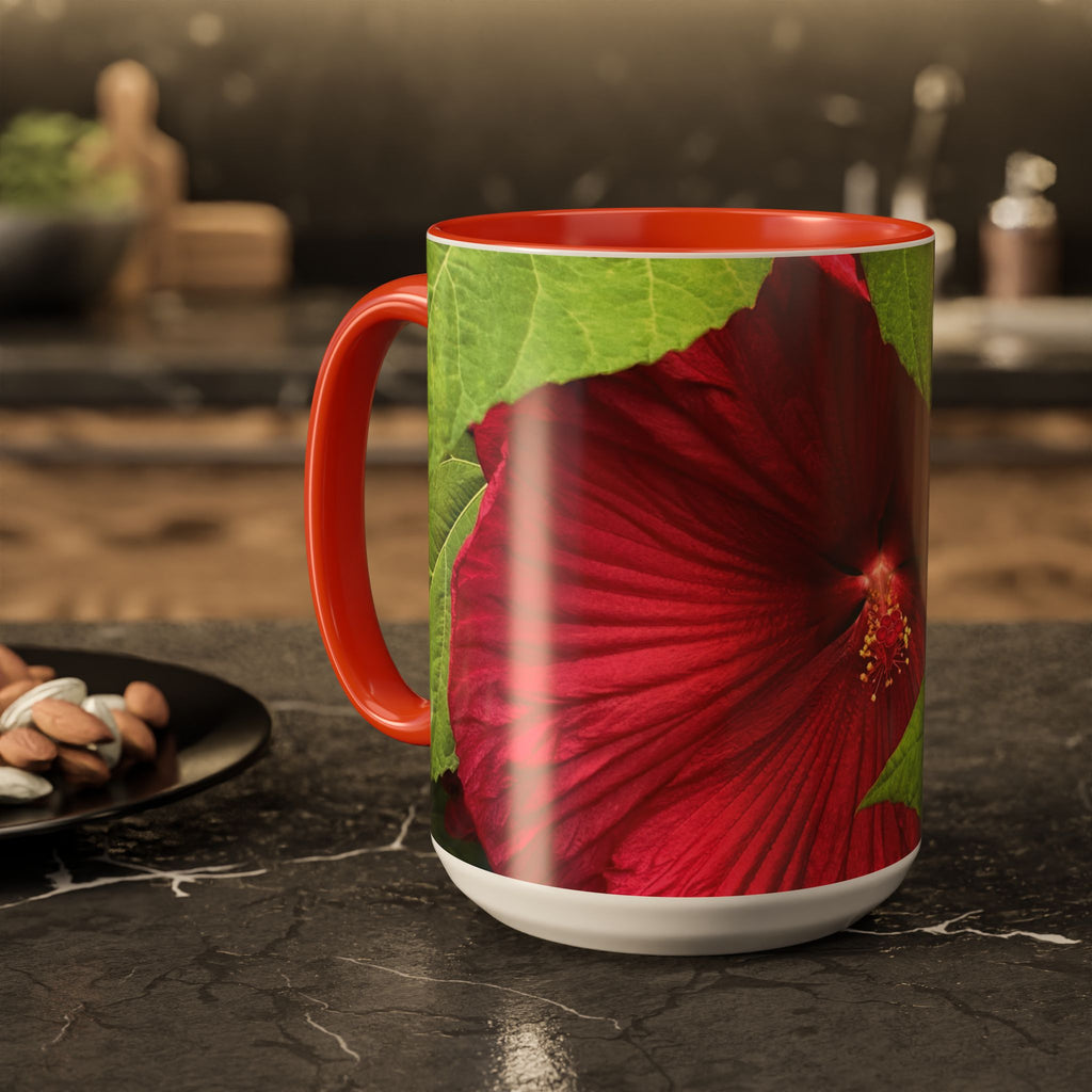 Less Hustle More Coffee Hibiscus Floral Mug (11oz & 15oz)