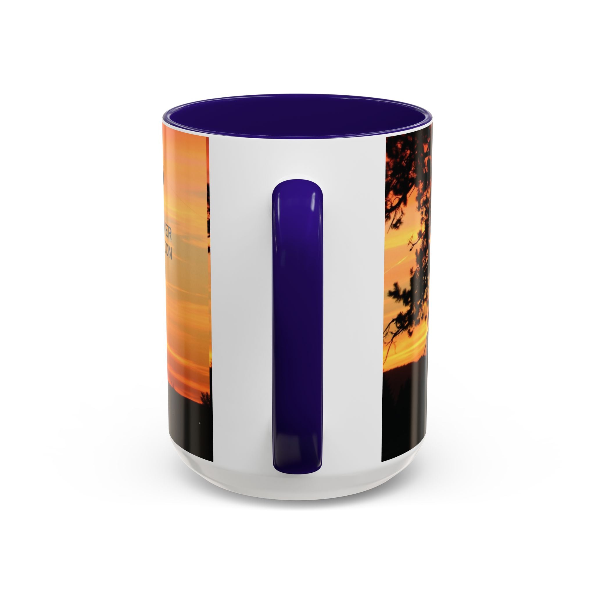 Progress Over Perfection Sunset Mug — Rural NE Oregon Motivational Coffee Cup (11oz/15oz)