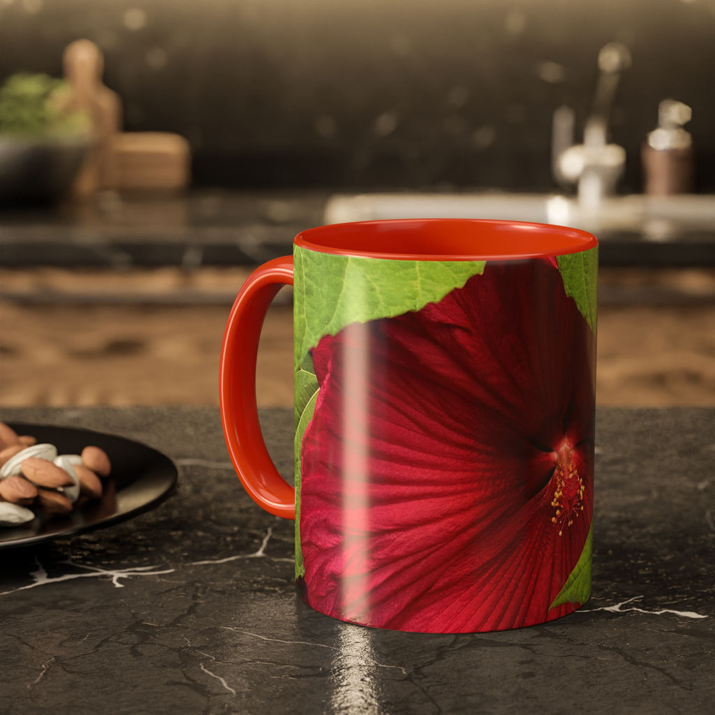 Less Hustle More Coffee Hibiscus Floral Mug (11oz & 15oz)