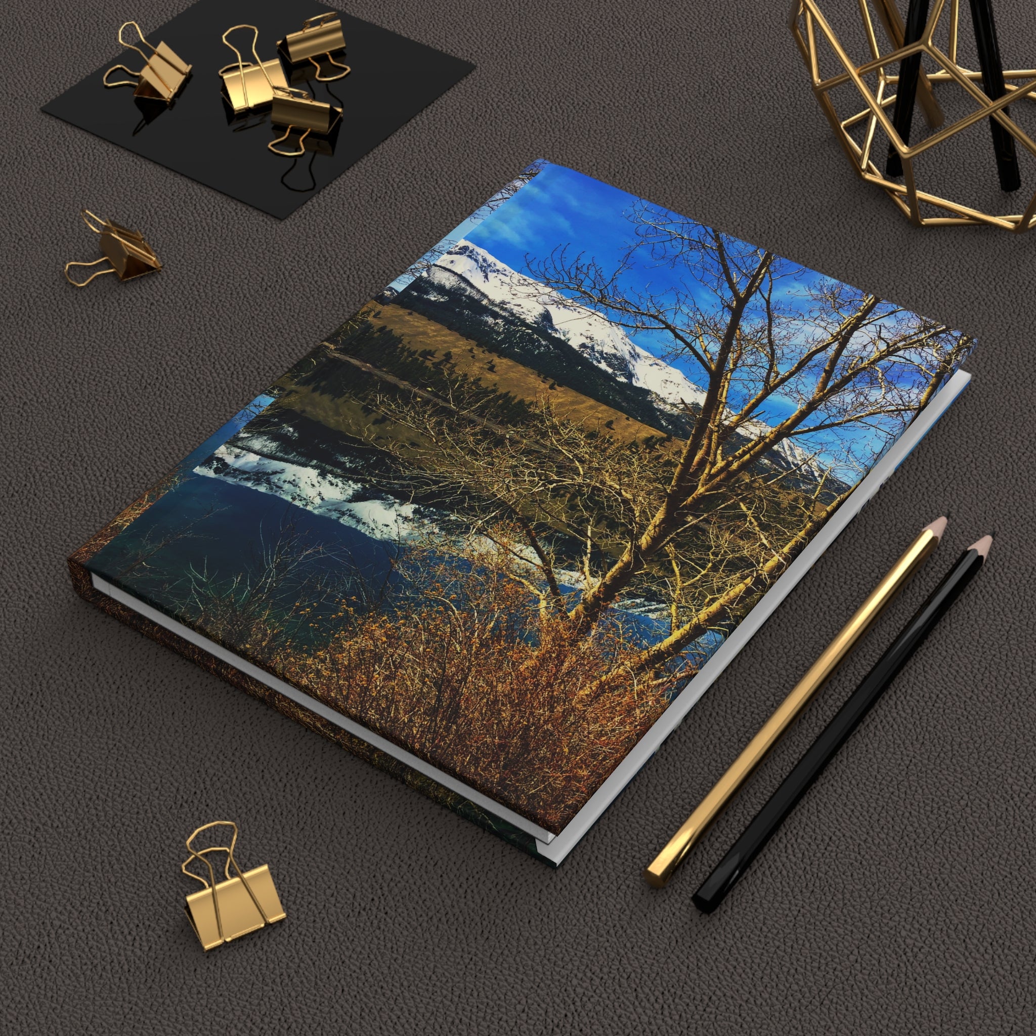 Wallowa Lake NE Oregon Hardcover Journal — Mountain & Lake Landscape