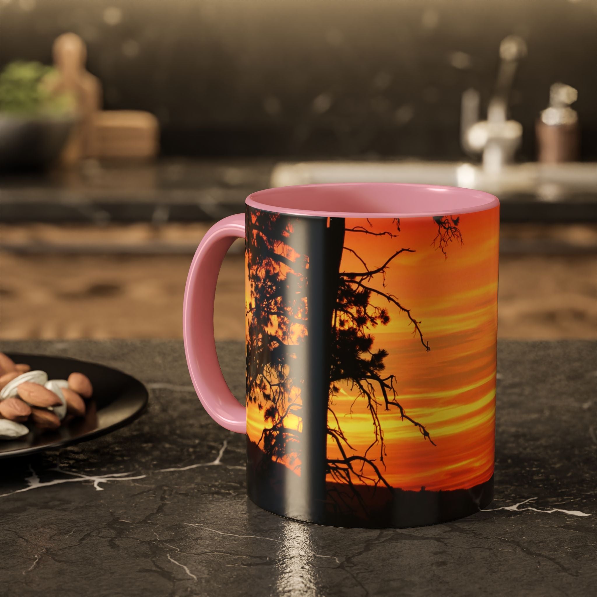 Progress Over Perfection Sunset Mug — Rural NE Oregon Motivational Coffee Cup (11oz/15oz)