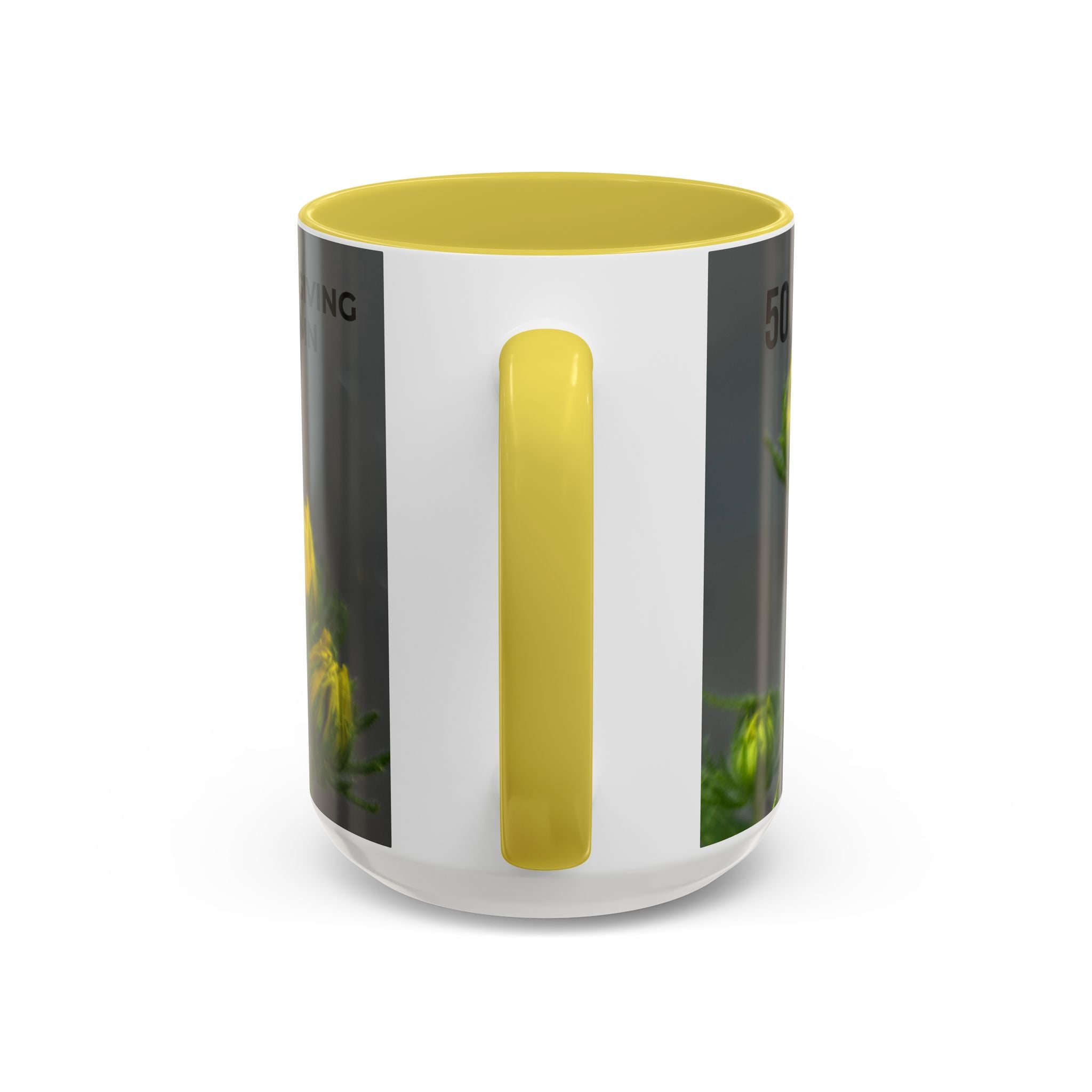 Black-Eyed Susan 'Not Giving a Damn' Mug — Colorful Floral Coffee Cup (11oz & 15oz)