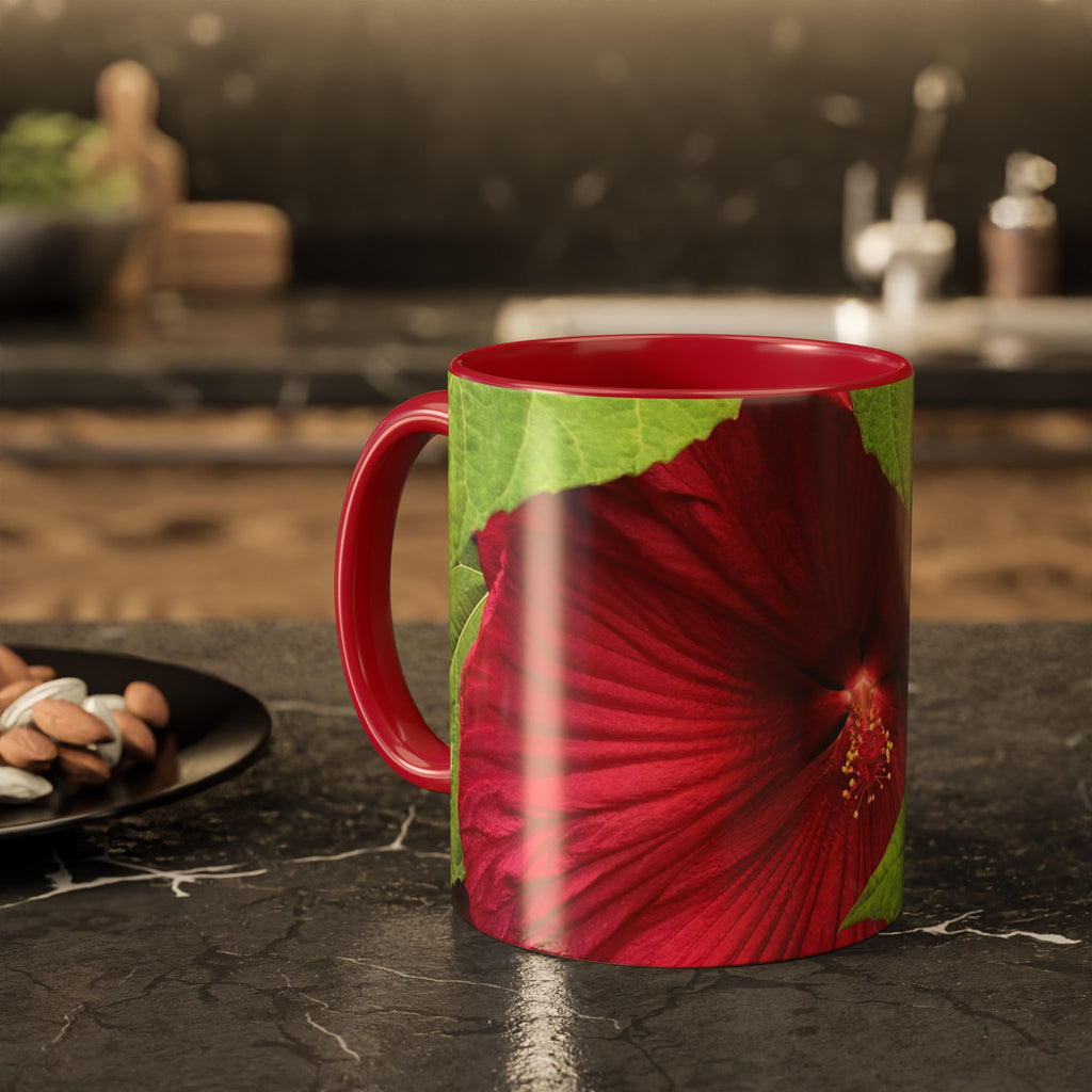 Less Hustle More Coffee Hibiscus Floral Mug (11oz & 15oz)