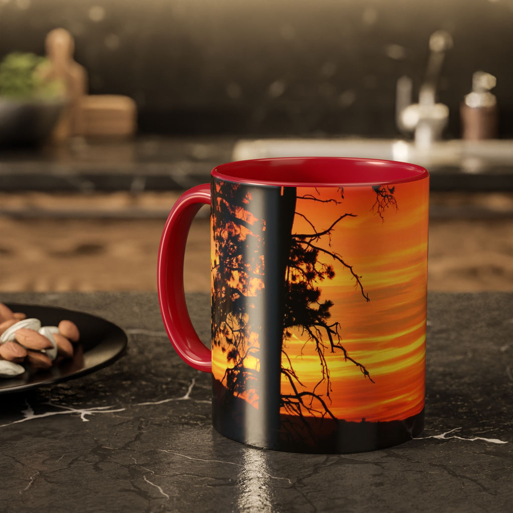 Progress Over Perfection Sunset Mug — Rural NE Oregon Motivational Coffee Cup (11oz/15oz)