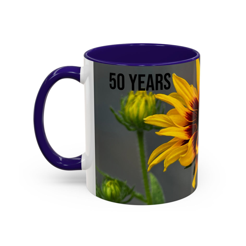 Black-Eyed Susan 'Not Giving a Damn' Mug — Colorful Floral Coffee Cup (11oz & 15oz)