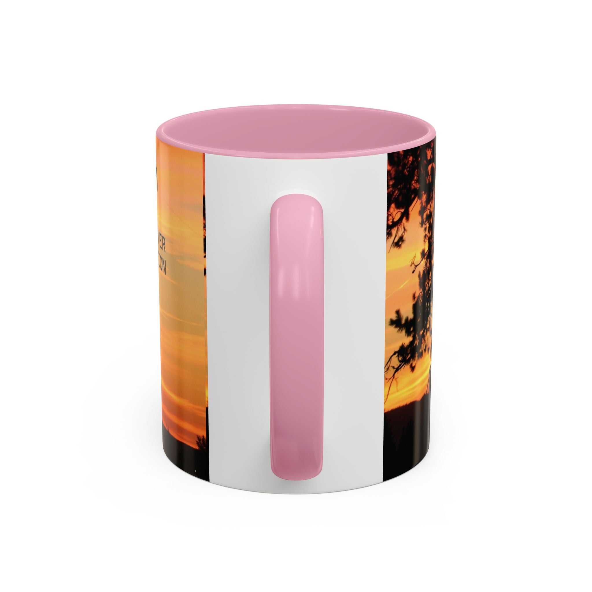 Progress Over Perfection Sunset Mug — Rural NE Oregon Motivational Coffee Cup (11oz/15oz)