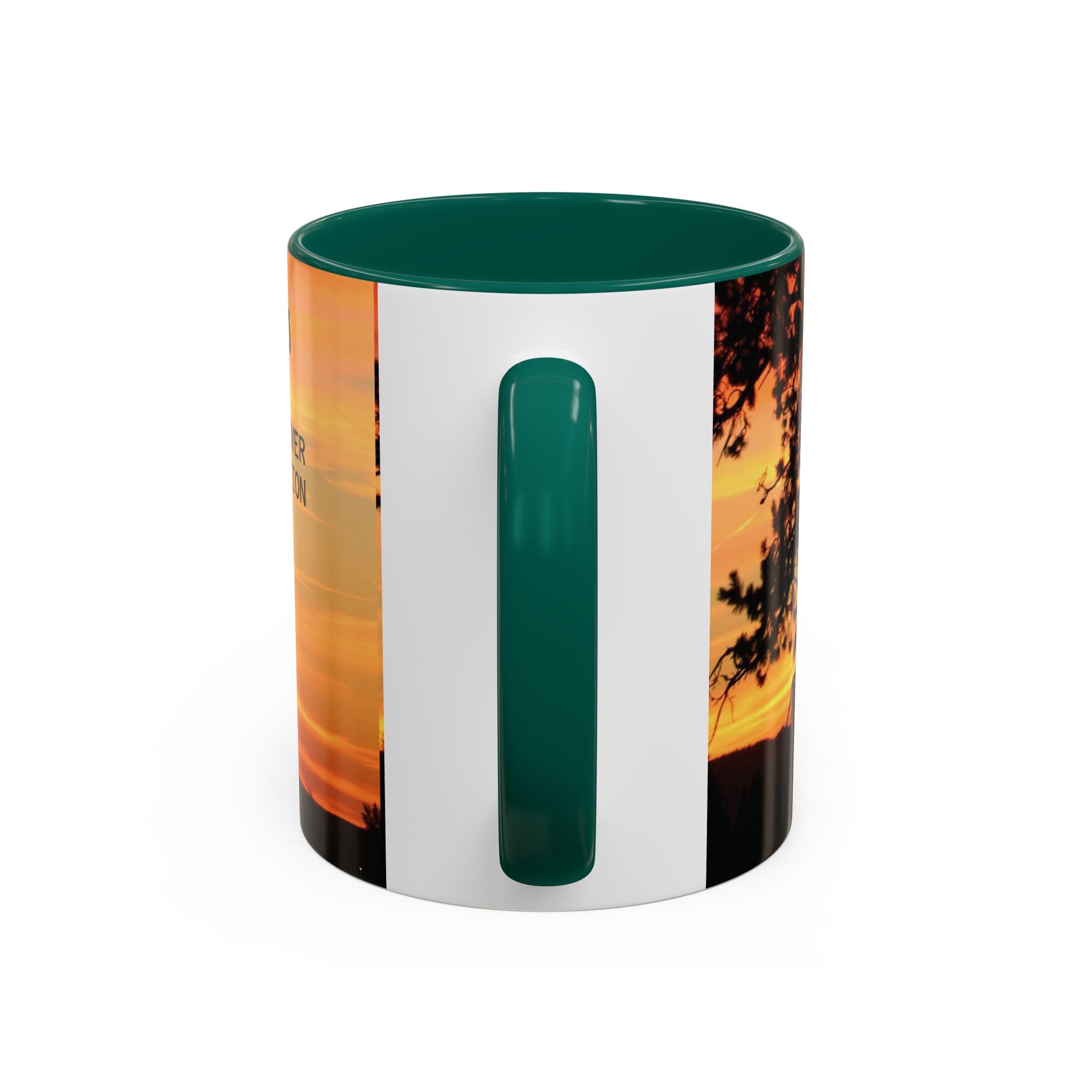 Progress Over Perfection Sunset Mug — Rural NE Oregon Motivational Coffee Cup (11oz/15oz)