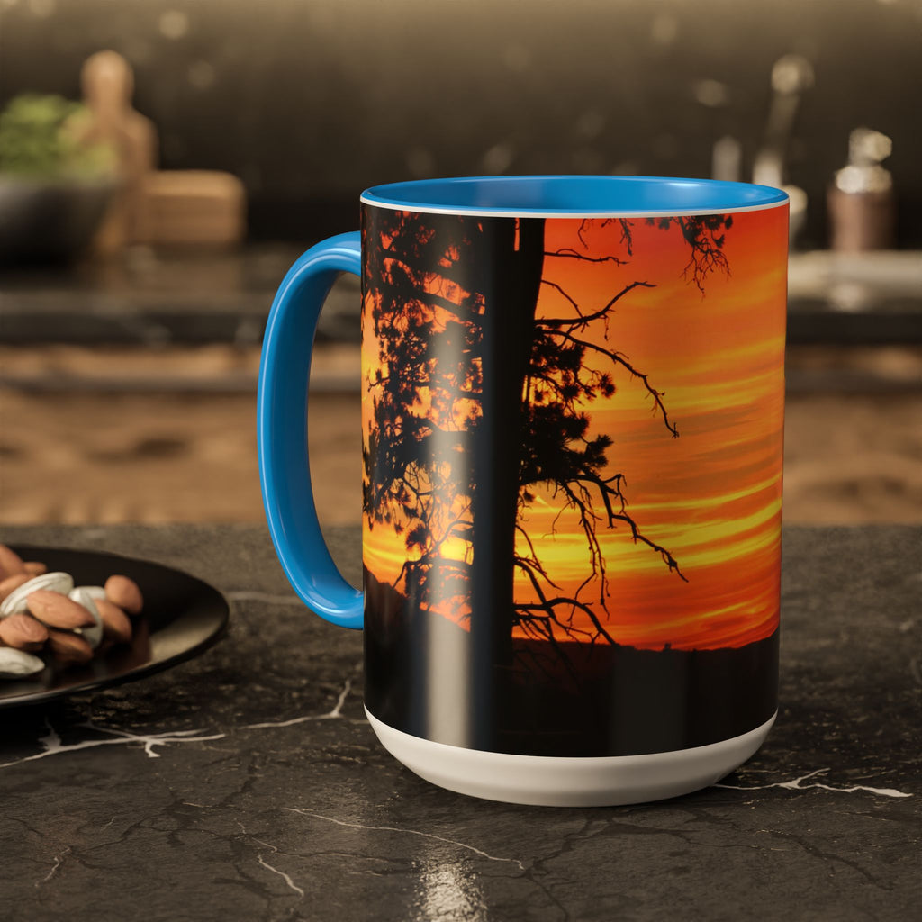Progress Over Perfection Sunset Mug — Rural NE Oregon Motivational Coffee Cup (11oz/15oz)