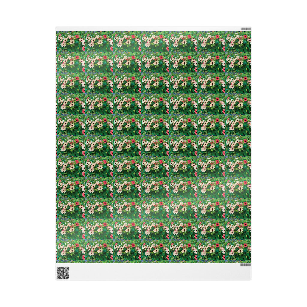 Wrapping Paper — Black Eyed Susan Vine African Sunset Gift Wrap Roll