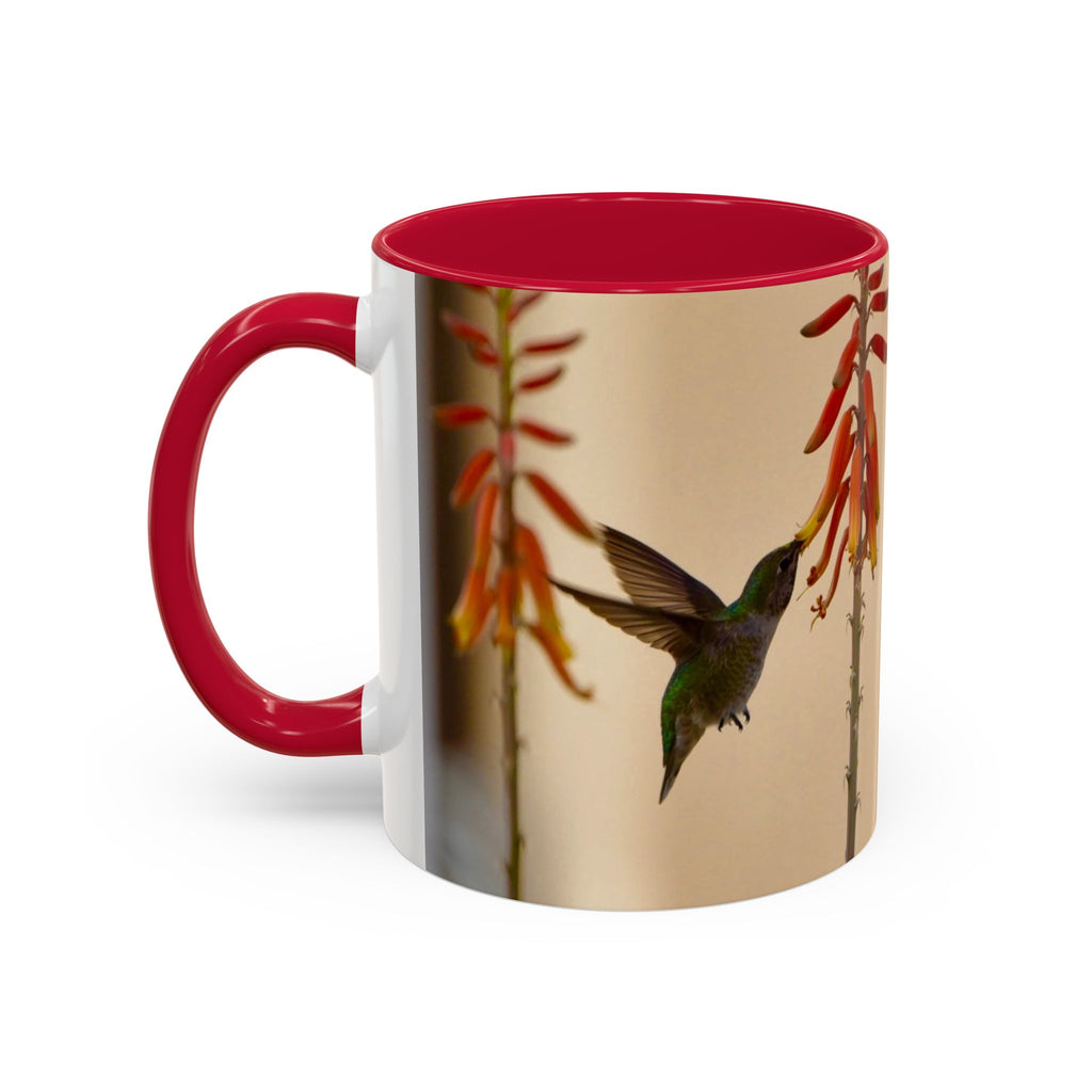 50 Years of Not Giving a Damn Mug — Vintage Floral Hummingbird Coffee Cup (11oz, 15oz)